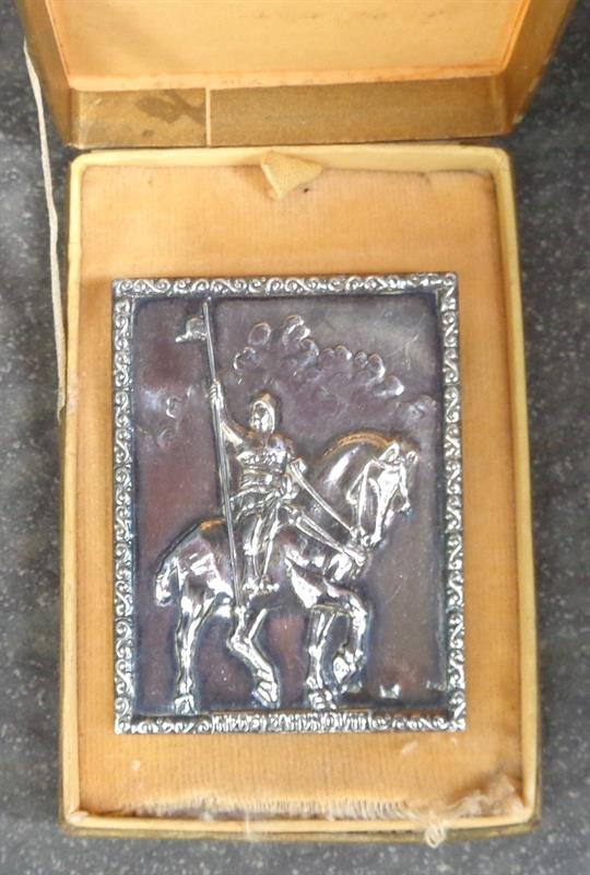 Stříbrná brož - Sv.Václav - Nedej zahynouti