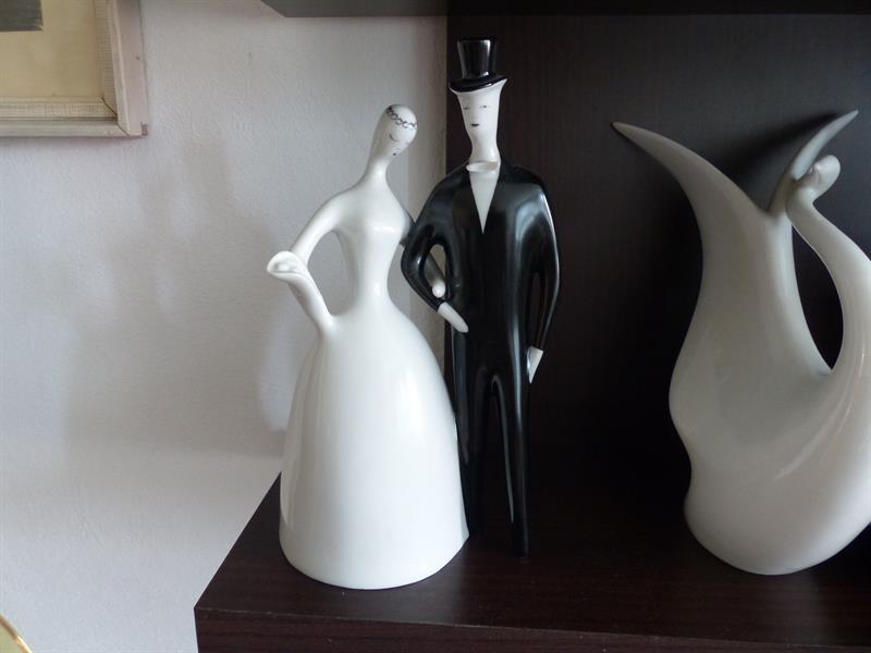 BRUSEL SVATEBNÍ PÁR Royal Dux 1965 RARITA