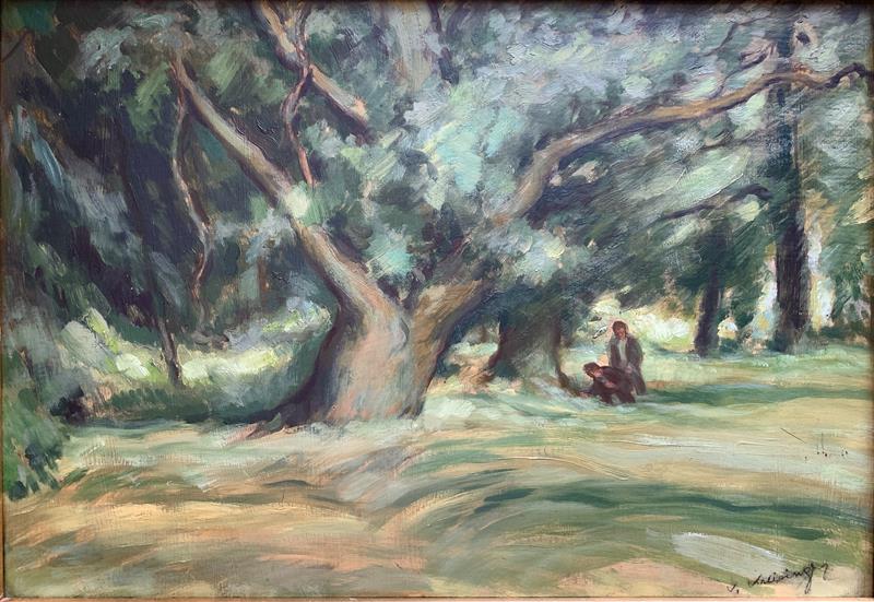 Václav Kreisinger: Motiv z parku