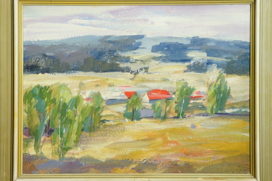 Miroslav ROŠTÍNSKÝ - "Vysočina" olej tempera