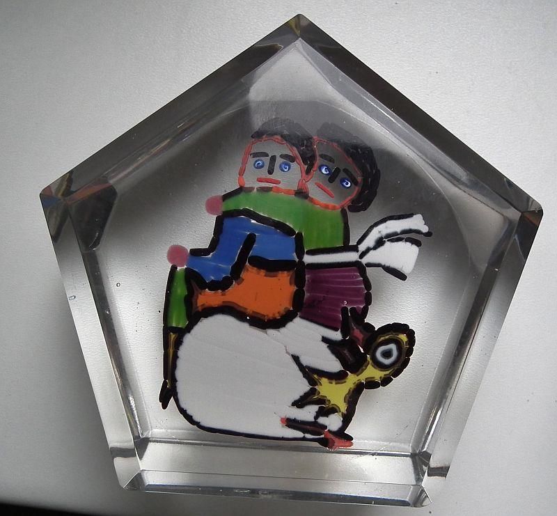 Těžítko - zcela neobvyklé provedení. 1.republika.