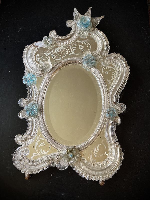 Starožitné benátské zrcadlo