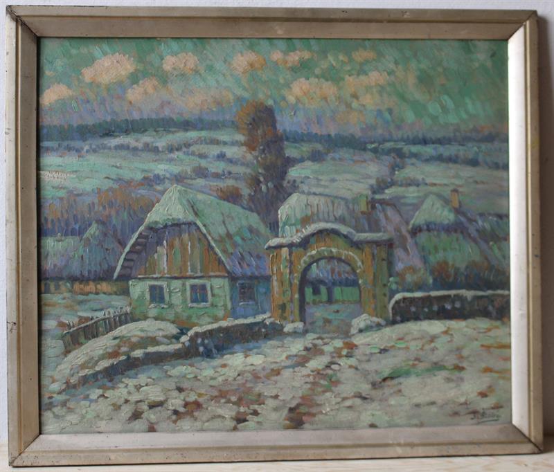 Zima na statku - sign