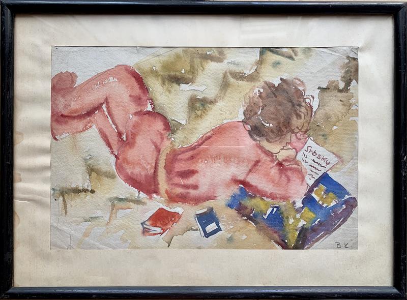 Božena Kuhnová-Hliněnská: Konvolut 7 obrazů