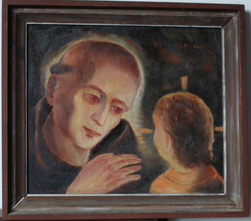 Heinrich Seck - Carton - Biblický motiv - 1946