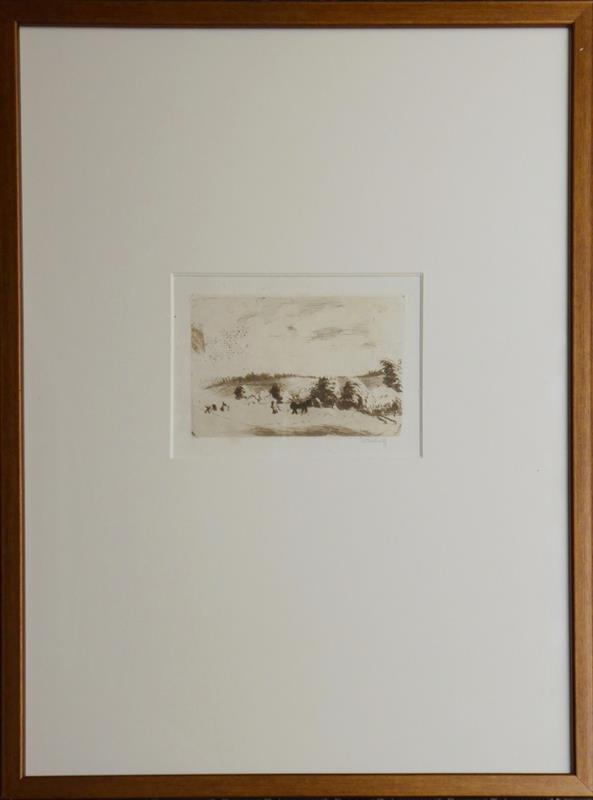 Max Švabinský - Orání za větru