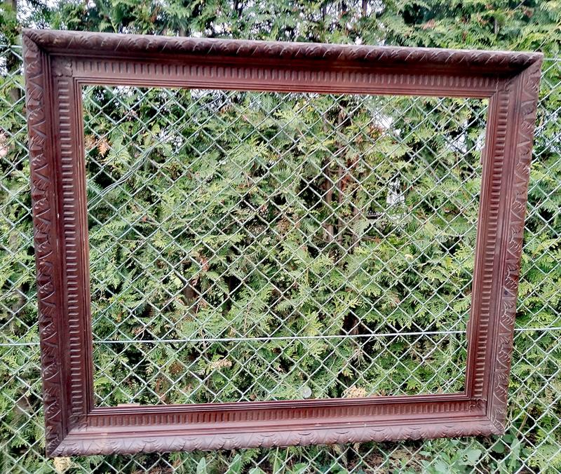 Vyřezáváný rám, obraz/zrcadlo