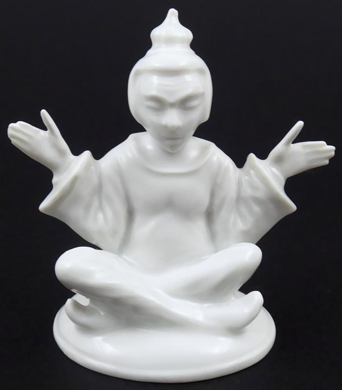 Meditace v pozici lotosového květu - Rosenthal