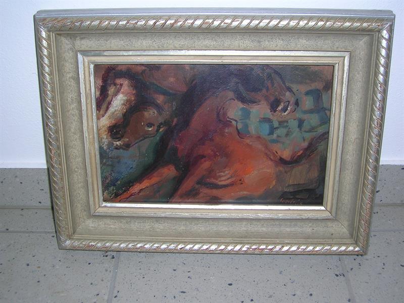 Eduard Světlík,akad.mal.,Koně