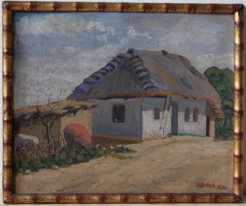 Karták - Chalupa v létě - Olej