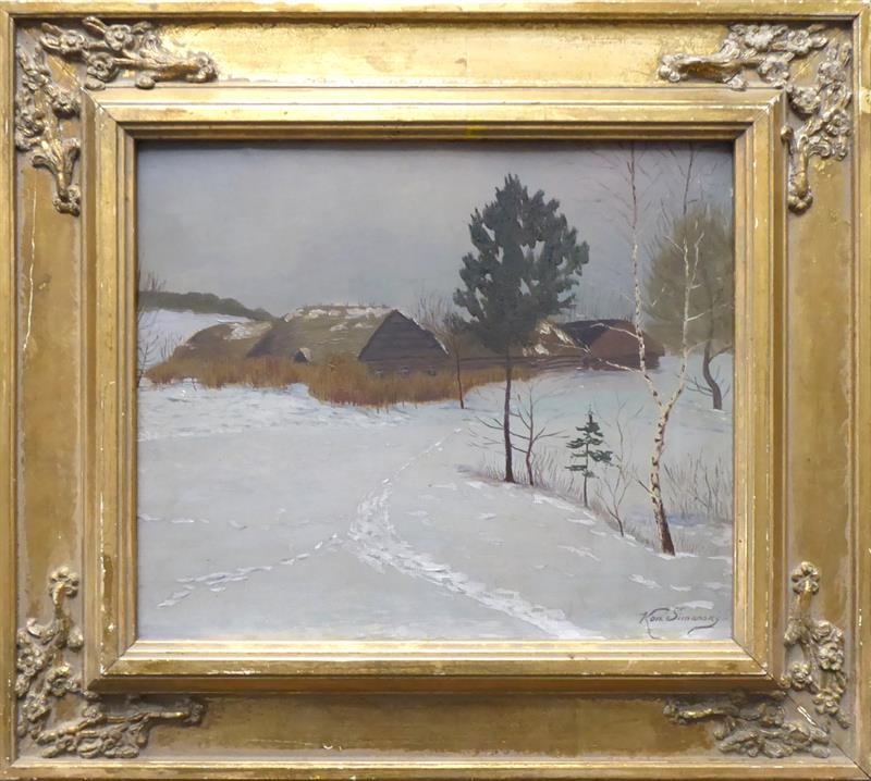 Konstantin Šimanský - Zimní krajina