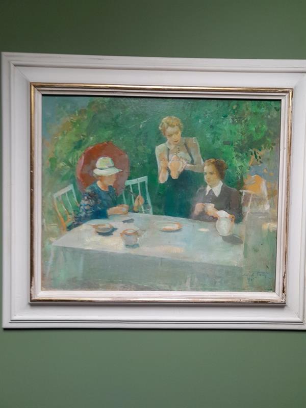 Obraz "V zahradní restauraci"