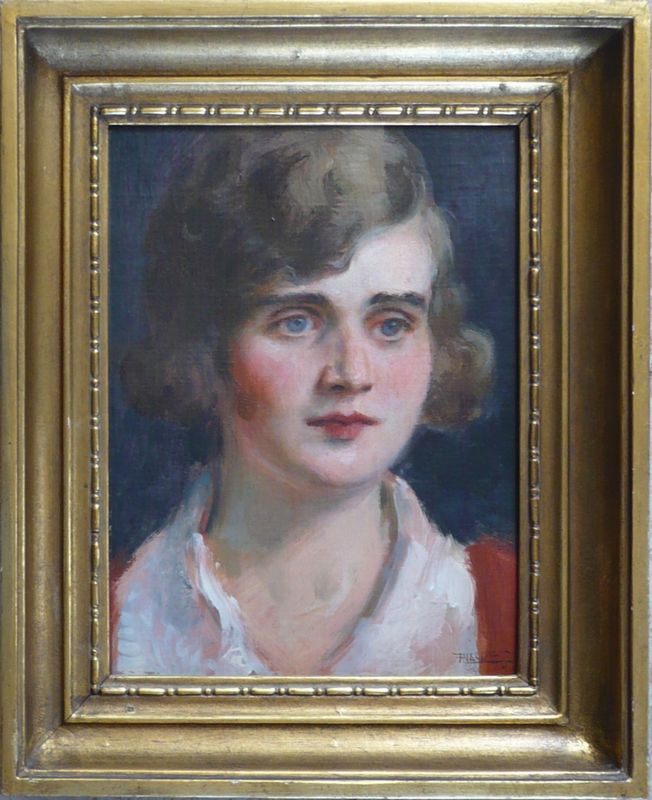 František Xaver Naske - Portrét mladé dívky