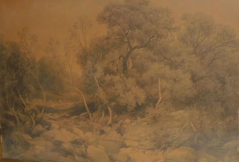 JAN NOVOPACKÝ - Krajina, velká kresba