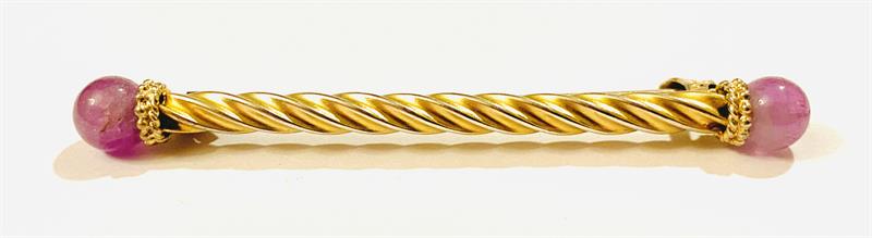 Stříbrná brož s ametysty