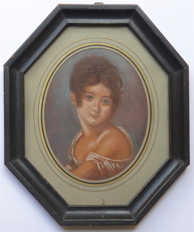 Portrét holčičky, podle Jean - Elisabeth Chaudet