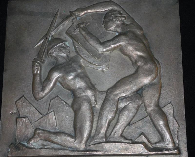 STŘÍBRNÝ RELIÉF - RAKOUSKO-UHERSKO, 450 gramů