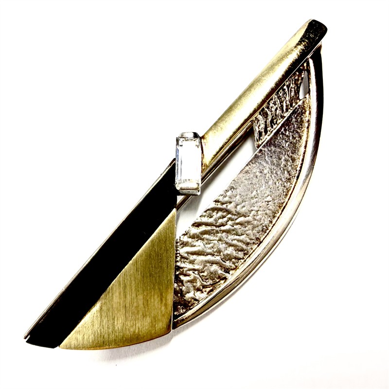 Originální stříbrná brož