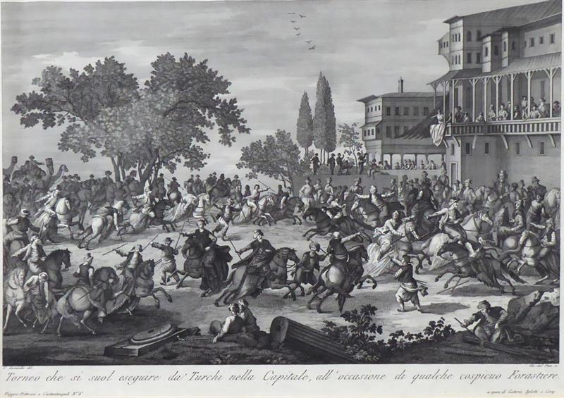 Giacomo Leonardis - Turnaj Turků v Konstantinopoli