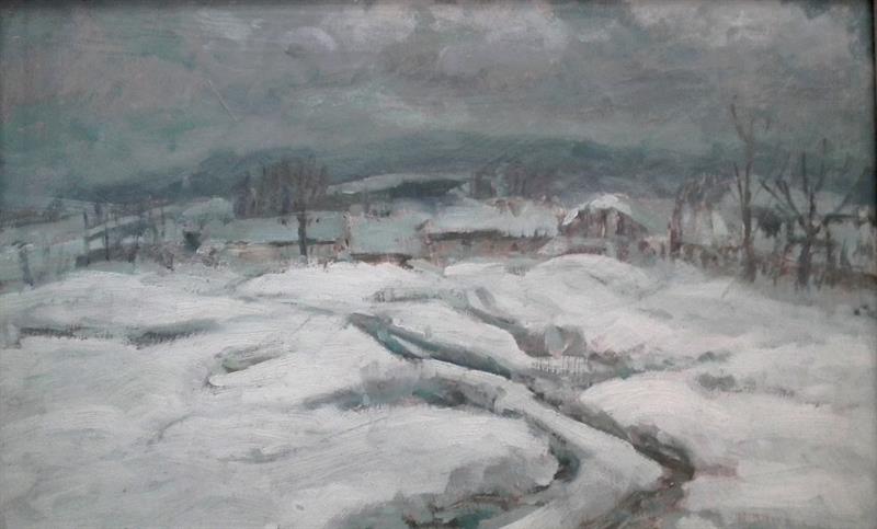 Fr. Škrabánek: Zimní krajina.
