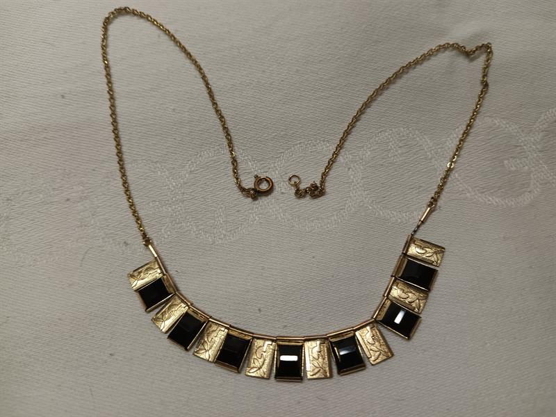 Náhrdelník art deco double