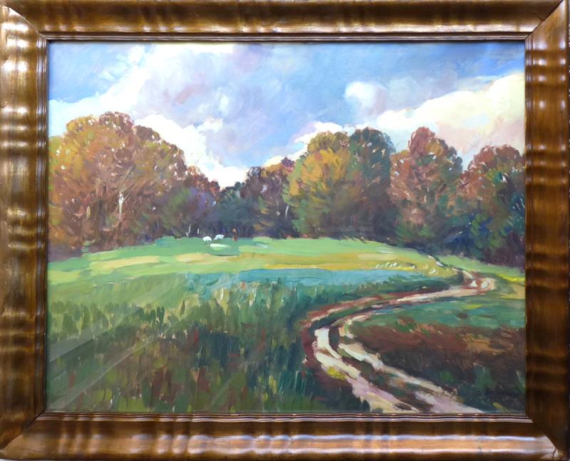 František Škrabánek - Cestou k louce u lesa