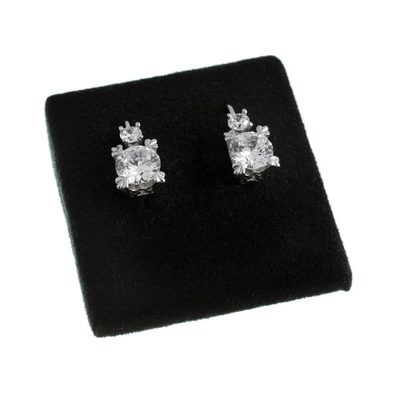 Zlaté náušnice s leukosafíry