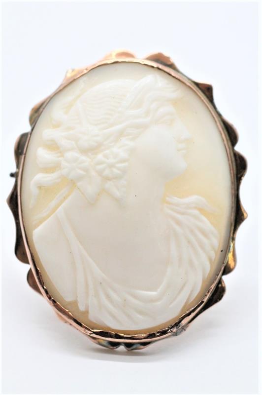 Zlatá brož - kamej