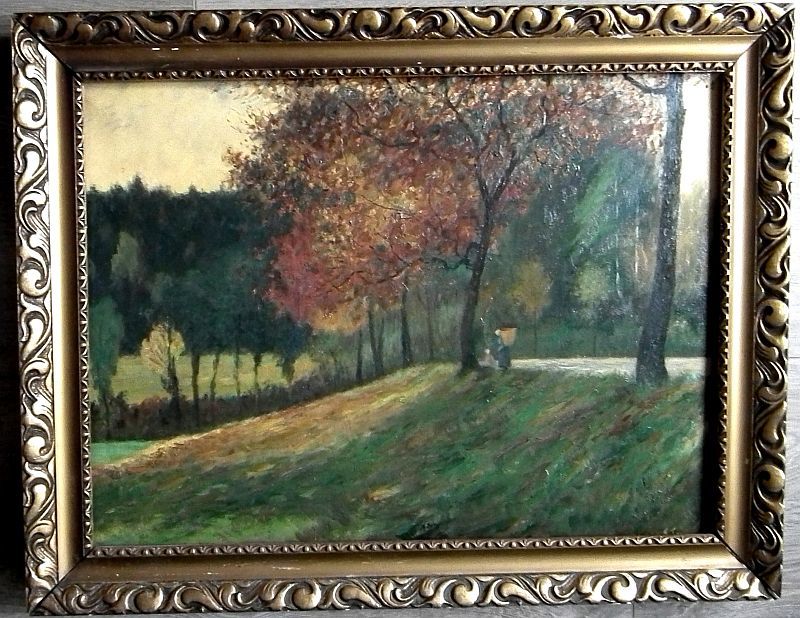 George Lemm: Lesní cesta - secese.