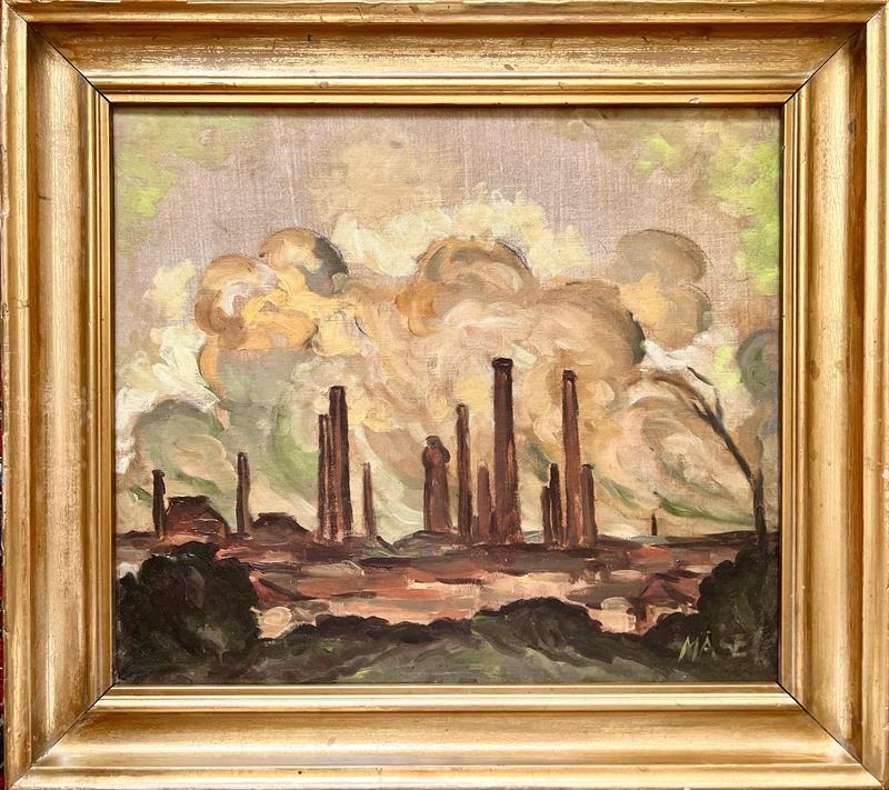 Václav Mašek: Průmyslová krajina (l1910-1914)