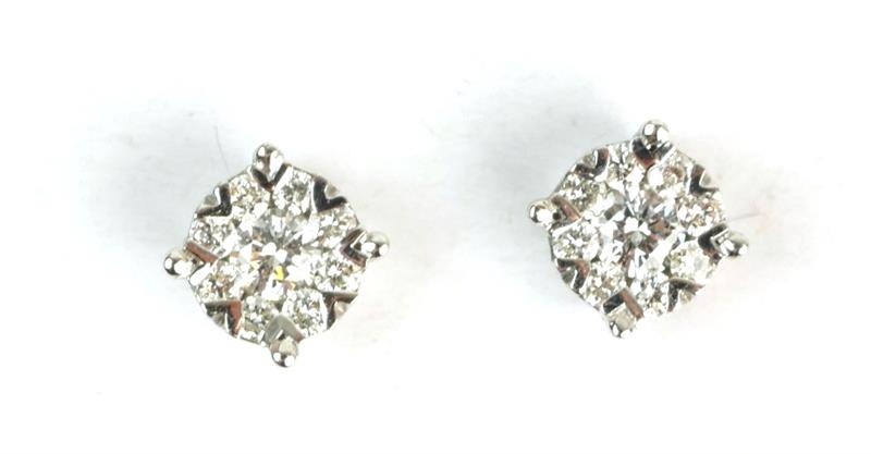 Zlaté náušnice s brilianty 0,30 ct