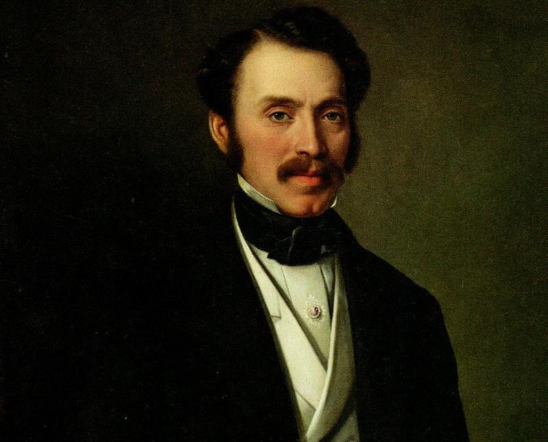 VÁCLAV GOVIČ - Portrét muže 1852