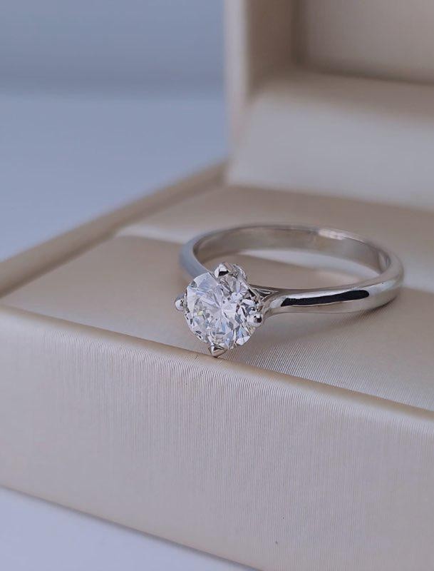 Luxusný Diamantový prsteň 1.01ct F SI1 certifikát HRD