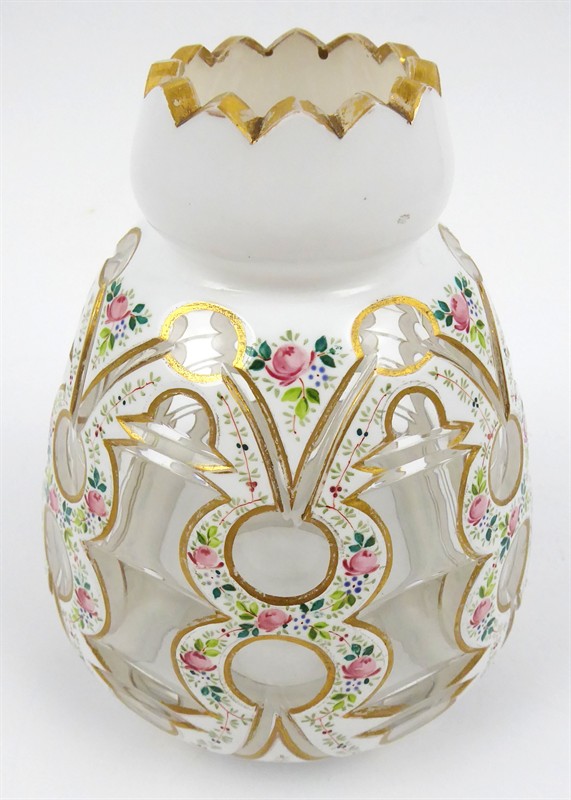 Ručně malovaná vázička - biedermeier