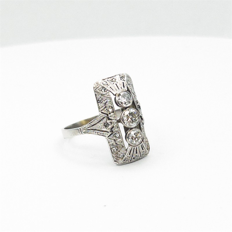 Briliantový prsten, Art Deco