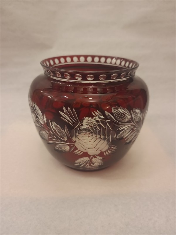 Váza s růžemi - Lötz