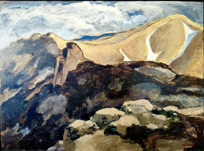 Karl Hruby: Horský masiv (Reprod.v “Mladých lvech)