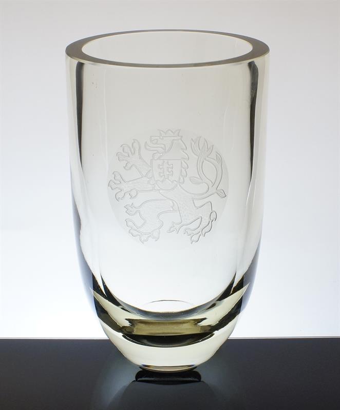 Prvorepubliková váza se státním znakem, reprezentativní dar