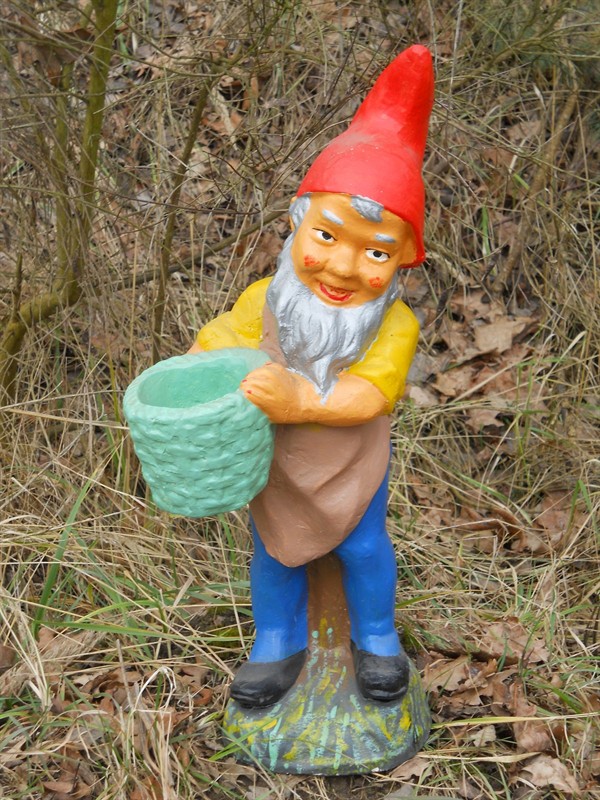 Velký trpaslík stojící , výška 59 cm