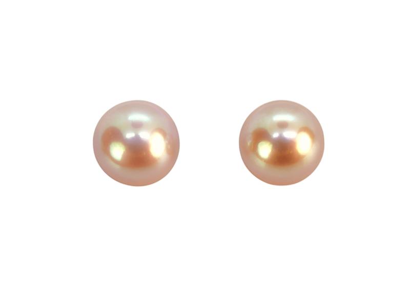 Zlaté náušnice s perlami