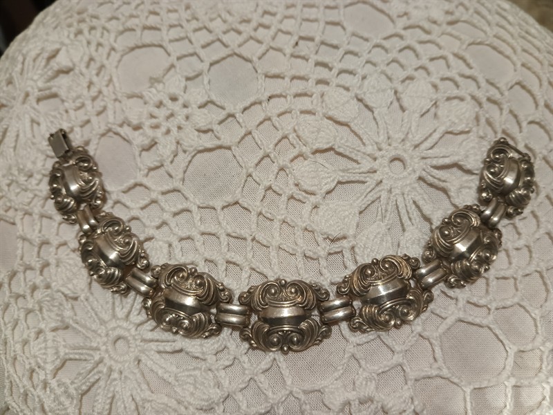 Starožitný náramek stříbro