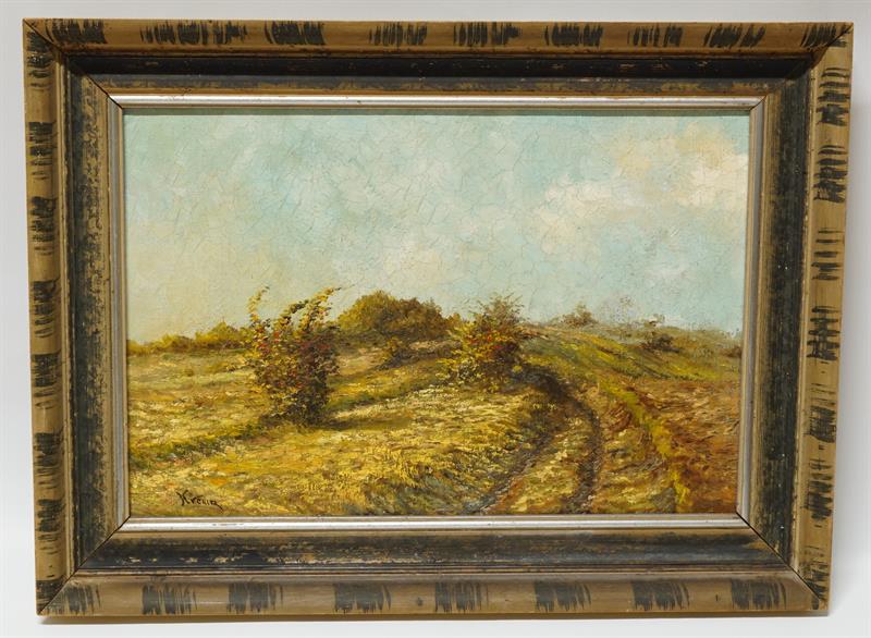 Z Vysočiny, Cesta horskou loukou Karel KRČMA olej na plátně