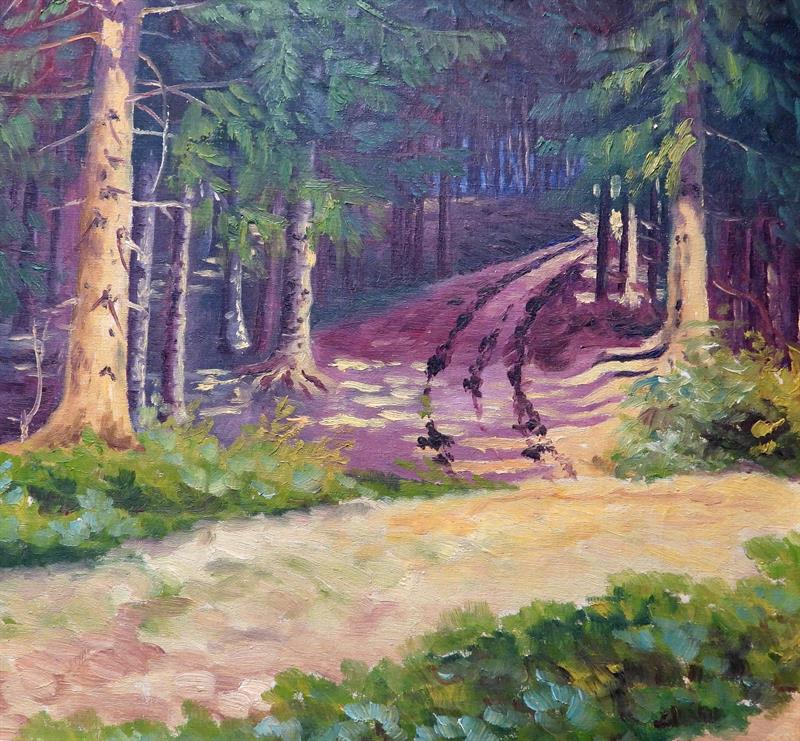 Kupka Antonín: Lesní cesta.