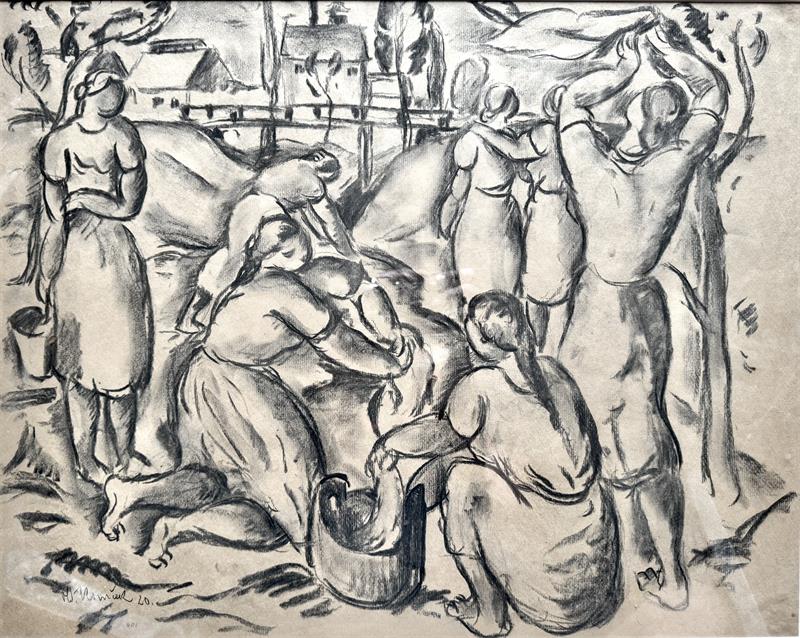 Oldřich Koníček: Voda u Konopiště 1920 (č.k.601)