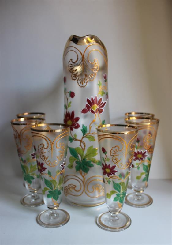 Secesní nápojová souprava