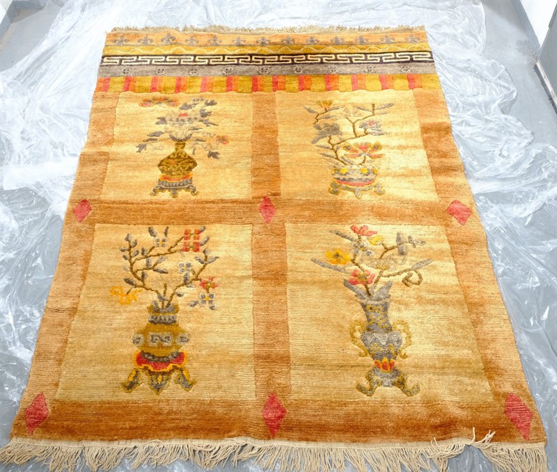 Čínský art deco gobelín  Chinese Rug 195 x 147 cm