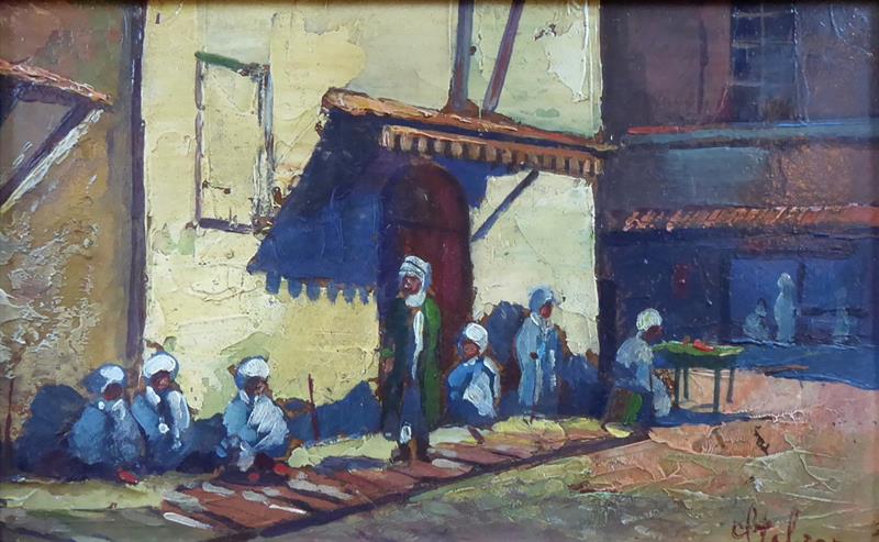 Viktor Stelzer - Arabští muži na ulici