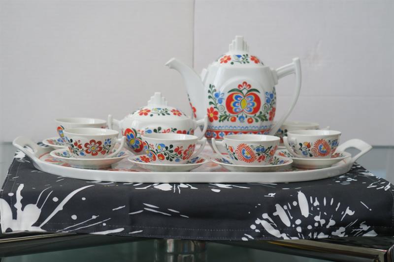 Mocca souprava Slov. malírna Svatobořice u Kyjova