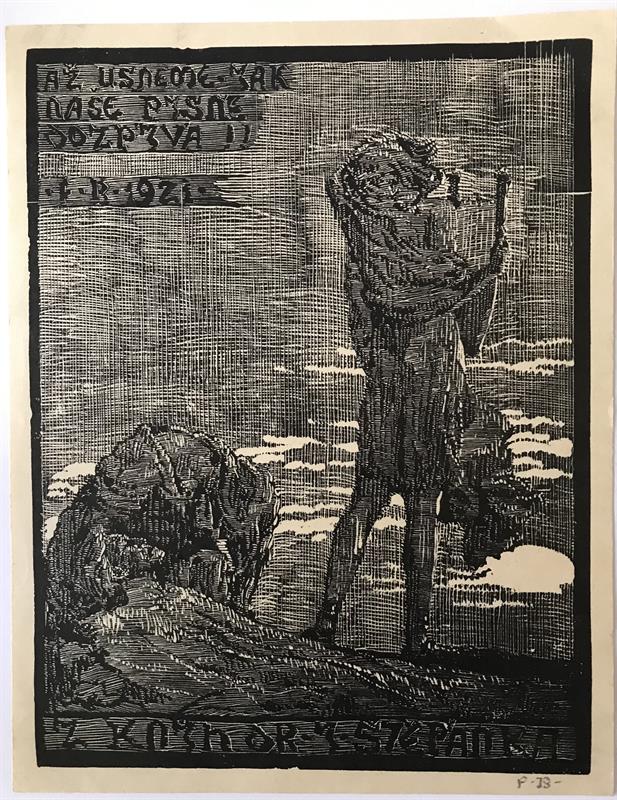 František Bílek, Ex Libris Dr. J. Štěpánka, 1921.