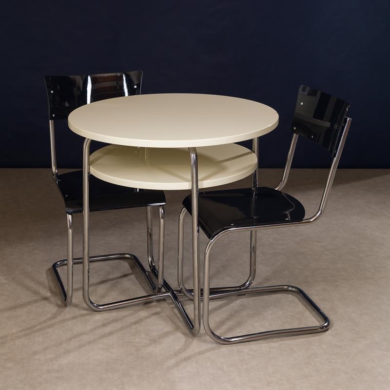 JÍDELNÍ SŮL+2 ŽIDLE-FUNKCIONALISMUS, BAUHAUS